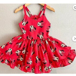 MINNIE MOUSE CUSTOM MADE DRESS FROM ETSY SIZE 5 KIDS